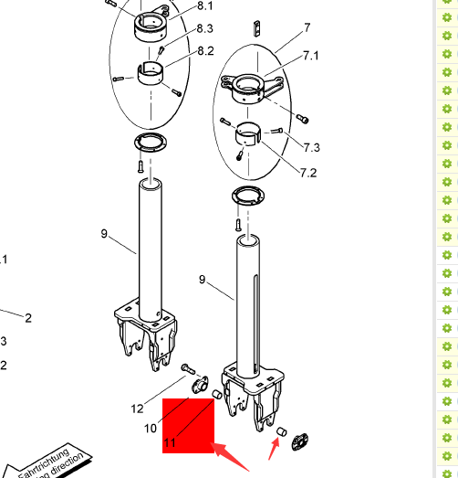 BOMAG shaft sleeve part number 06285503