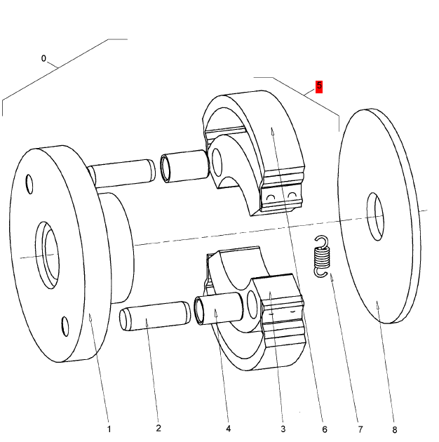 BOMAG repair parts part number 05660175