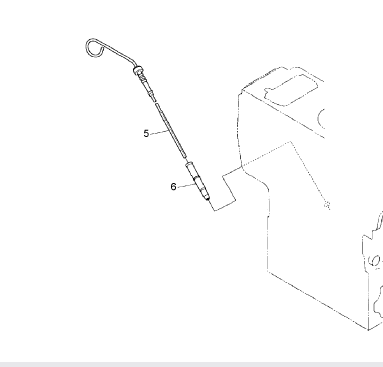 BOMAG oil dipstick part number 05743308