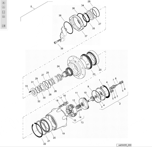 BOMAG walking reducer part number 05901037