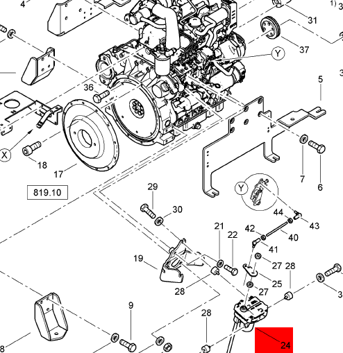 BOMAG actuator part number 05973136
