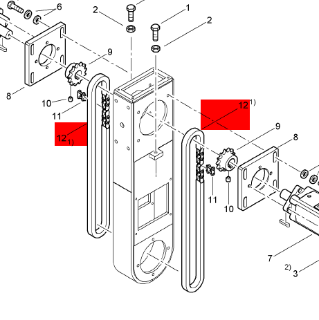 BOMAG Spiral Chain Part Number 05511048