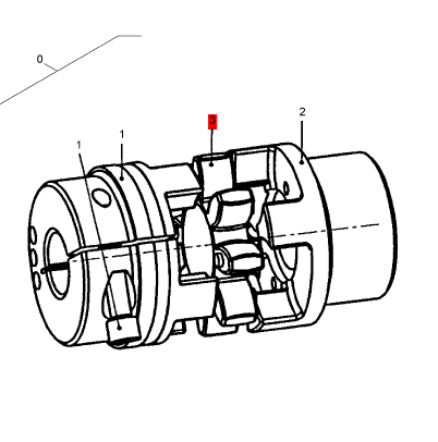 BOMAG Vibration Coupling Assembly Part Number 05615000