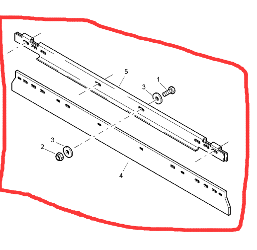BOMAG scraper assembly part number 78220317