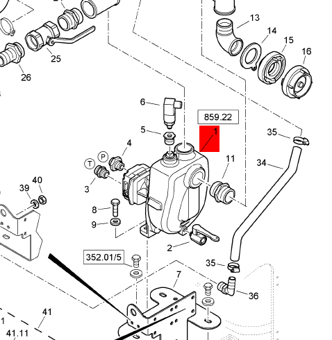 BOMAG imported sprinkler pump part number 05794179