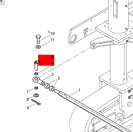 BOMAG Steel Pin Part Number 83630129