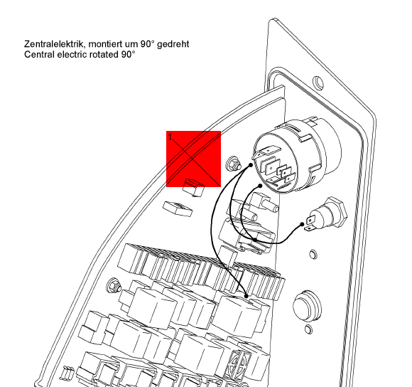 BOMAG control harness part number 880755