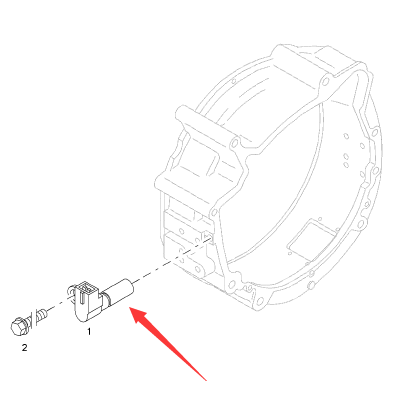 BOMAG crankshaft speed sensor part number 05714067