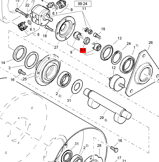 BOMAG Plum Blossom Petal Part Number 05615079