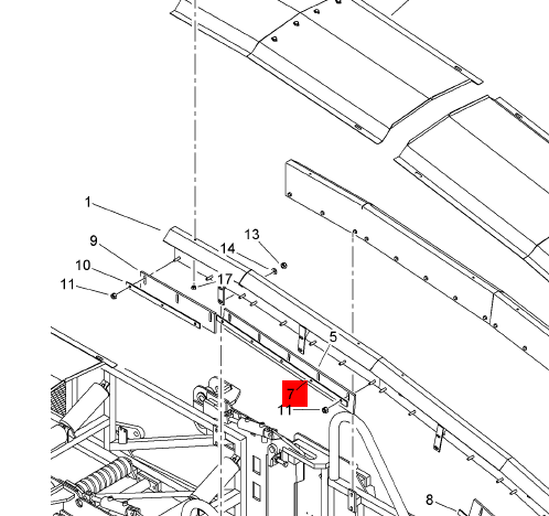 BOMAG stopper plate pressure plate part number D242603103