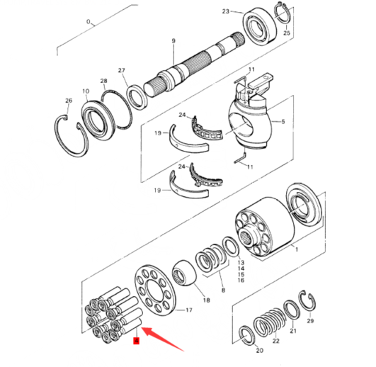 BOMAG plunger part number 05801849