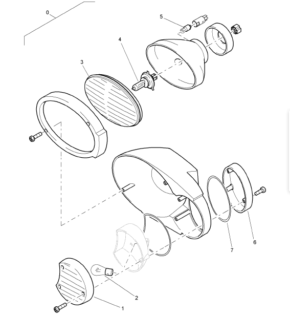 BOMAG BMW Headlight Part Number 05751226