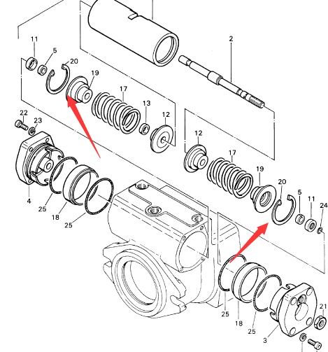 BOMAG snap ring part number 09222900