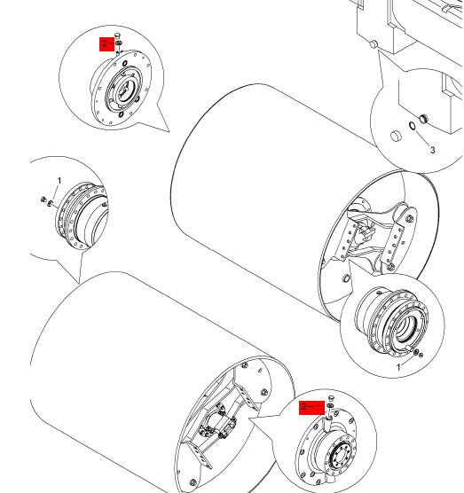BOMAG sealing ring part number 09331736