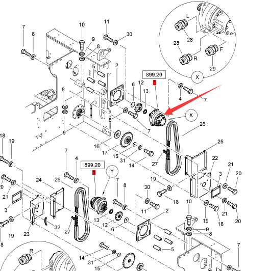 BOMAG Scraper Motor Part Number 05818739