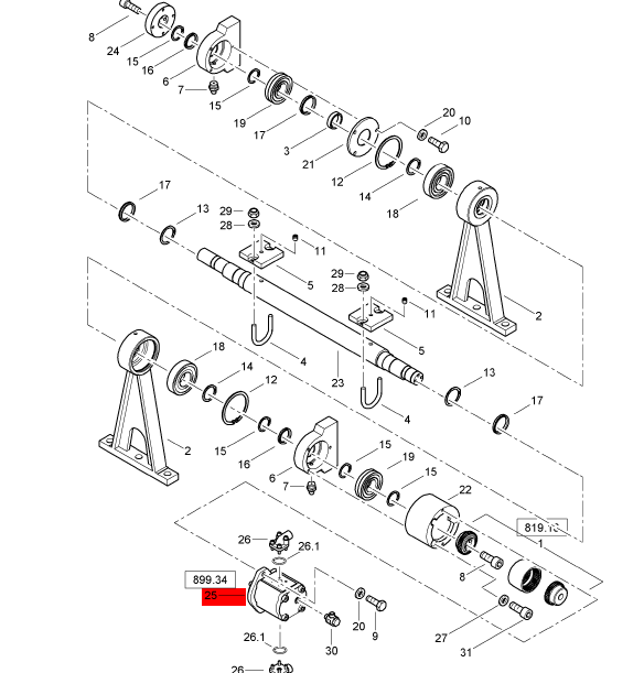 BOMAG Hammer Motor Part Number 05813267
