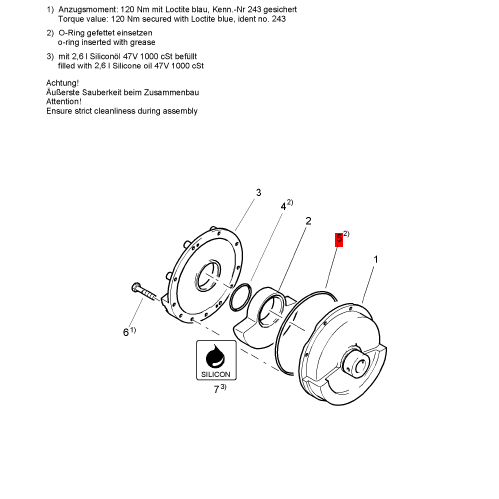 BOMAG steering pump part number 05050249