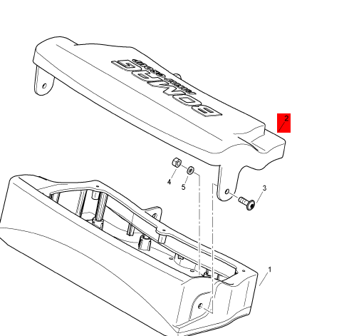 BOMAG instrument cover part number 46330146