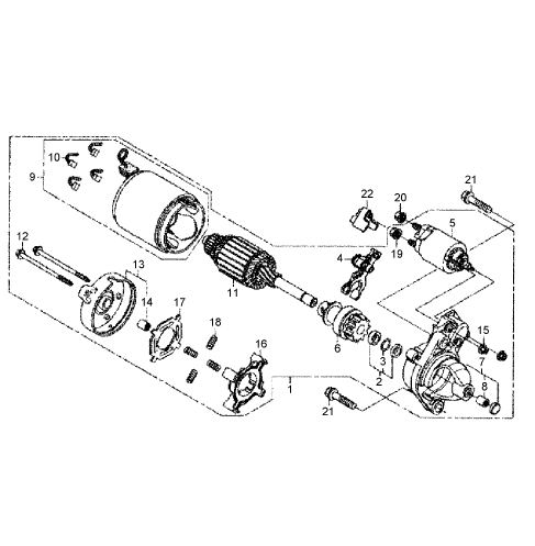 BOMAG starter part number 05748820
