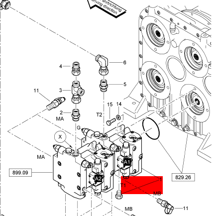 BOMAG dual plunger pump part number 05802629