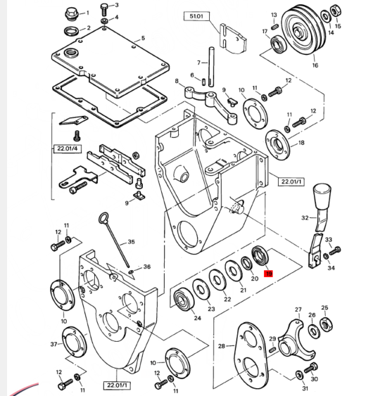 BOMAG radial seal part number 09312403