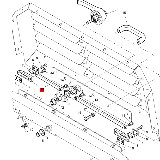 BOMAG rail part number 58070965