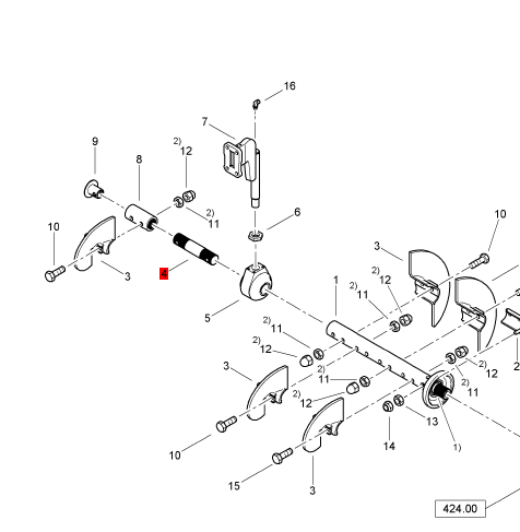  BOMAG hanger connecting shaft part number 83720429