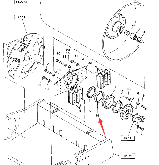 BOMAG spacer part number 05337320