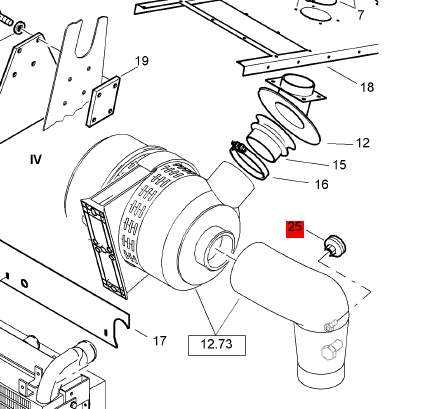 BOMAG switch, maintenance part number 05821164