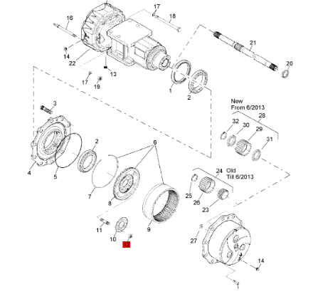 BOMAG Nut Part Number 05585457