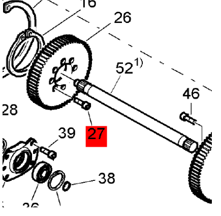 BOMAG hexagon bolt part number 07231019