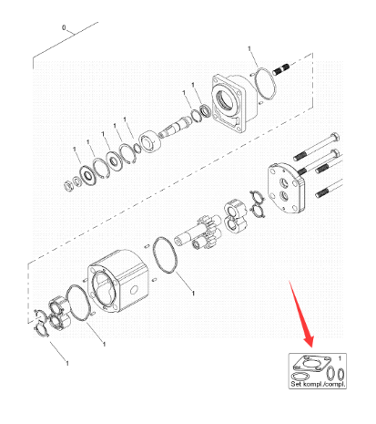 BOMAG Fan Motor Repair Kit Part Number 05810502