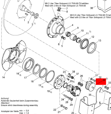 BOMAG shock absorber block part number 06129902