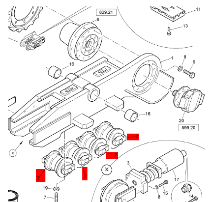 BOMAG Steel Wheel Drive Plate Part Number 83410577