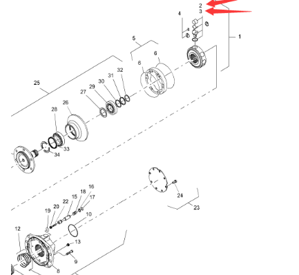 BOMAG support wheel part number 309954012