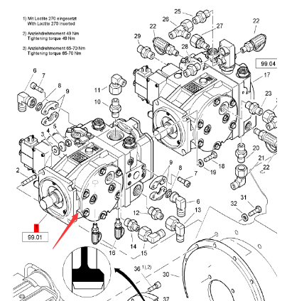 BOMAG walking pump part number 05810120