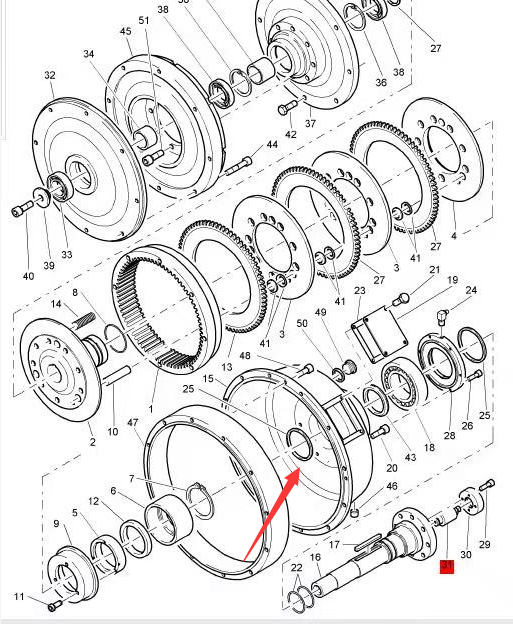 BOMAG sealing ring part number 05900522
