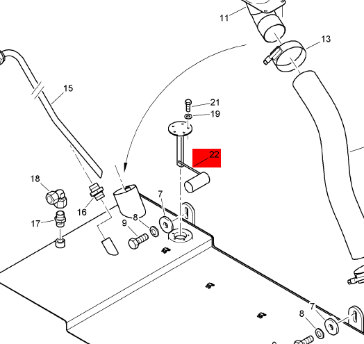 BOMAG tarpaulin part number 83770203