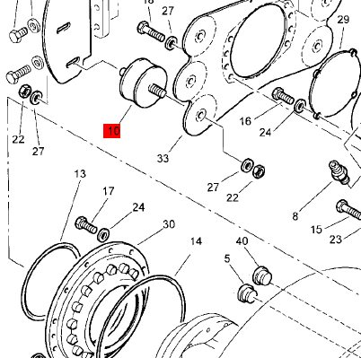 BOMAG rubber isolator part number 06119312