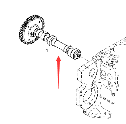 BOMAG Camshaft Assembly Part Number 08821182