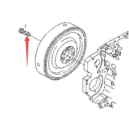 BOMAG flywheel bolt part number 05716254