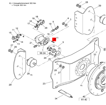 BOMAG fastening bolt part number 07581208