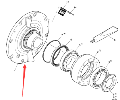 BOMAG new vibration flange part number 92020558