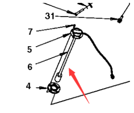 DYNAPAC roller accessories diesel fuel sensor part number 390934