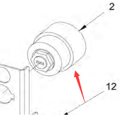 DYNAPAC roller accessory ignition switch part number 4812103985
