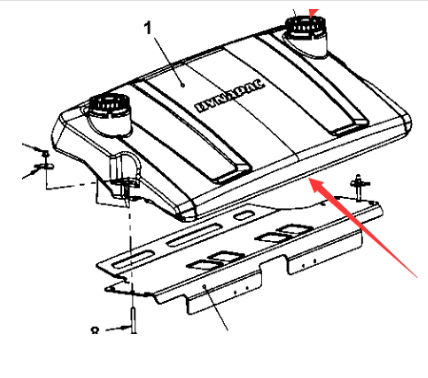 DYNAPAC sprinkler water tank part number 4700393330