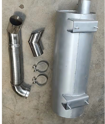 DYNAPAC roller accessory muffler assembly part number 390332