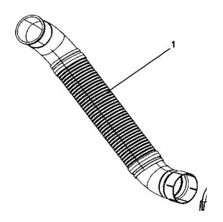 DYNAPAC roller accessory exhaust corrugated pipe part number 390902
