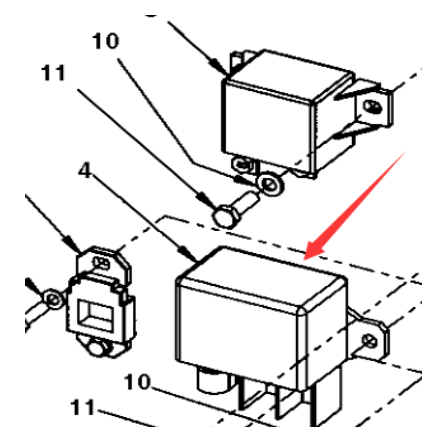 DYNAPAC power relay part number 792310