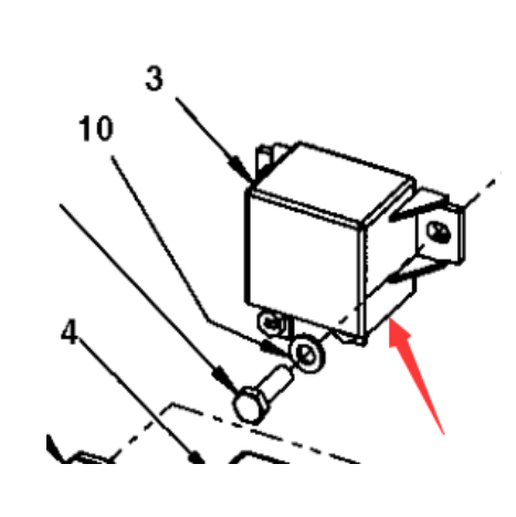 DYNAPAC power relay part number 792309